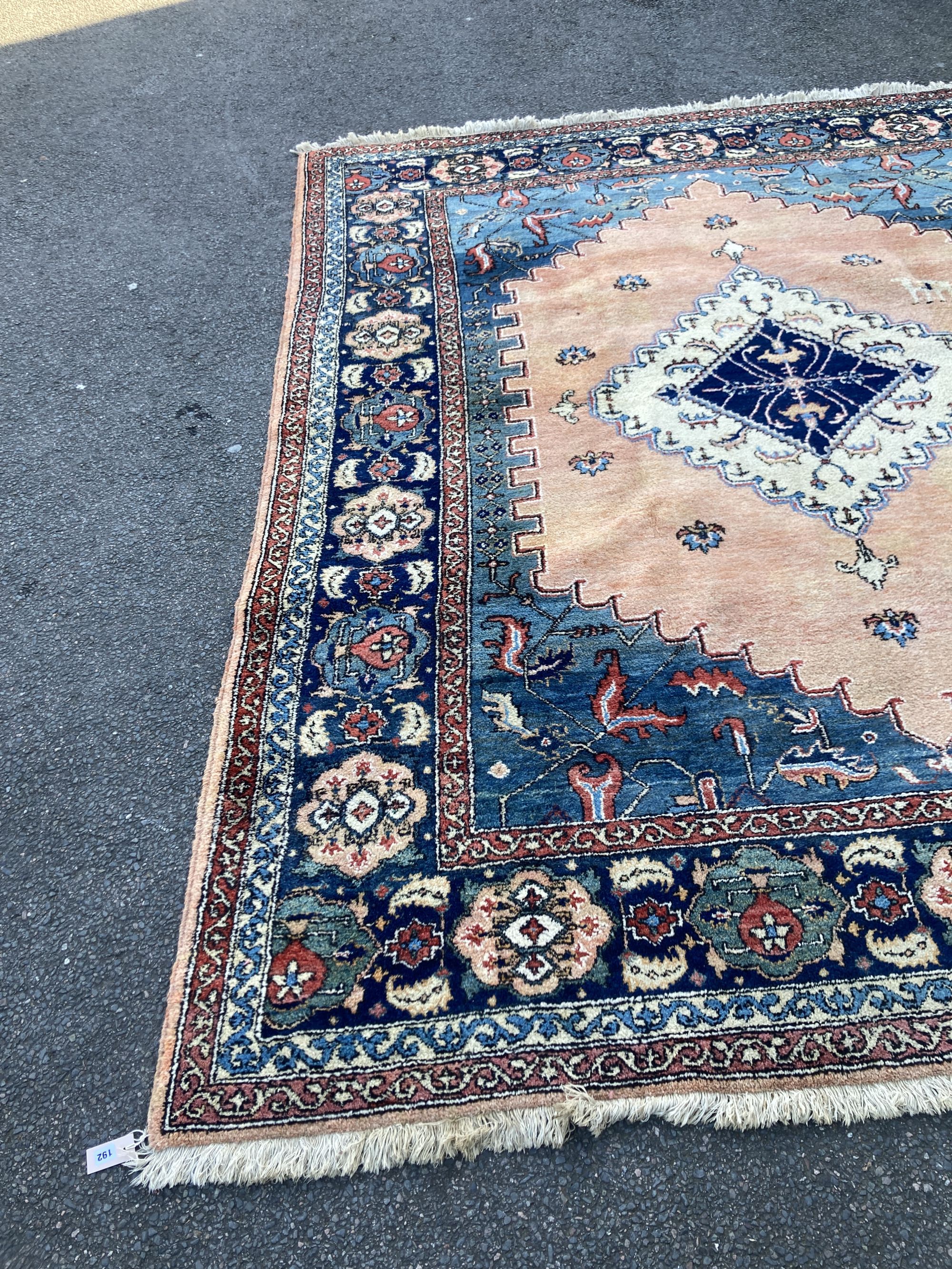 A Persian Shah-Savan carpet, 331 x 268cm